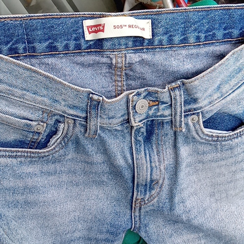 Levi's Classic Light Blue Straight Jeans 14reg 27 W 27 L - Picture 4 of 10